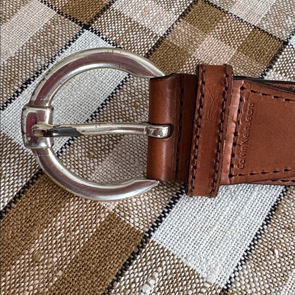 CALVIN KLEIN LEATHER BELT size L. - Picture 11 of 11